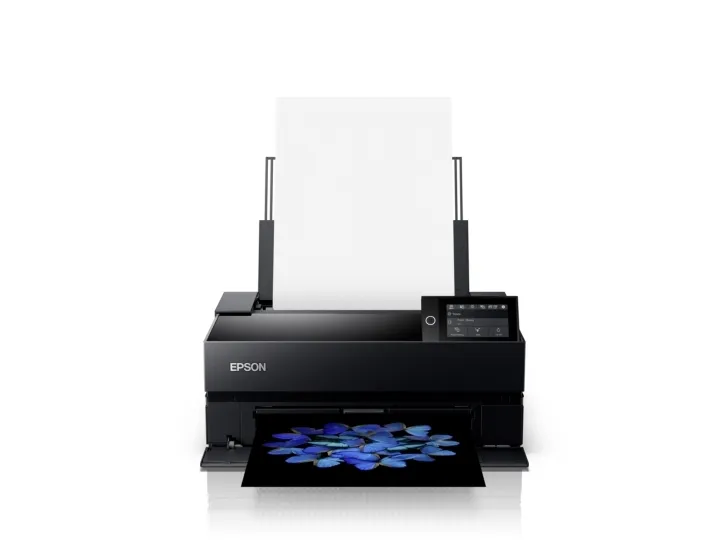 Epson SureColor SC-P700 - Printer - farve - blækprinter - A3 Plus - 5760 x 1440 dpi - kapacitet: 120 ark - Wi-Fi(ac), USB vært, USB 3.0, LAN
