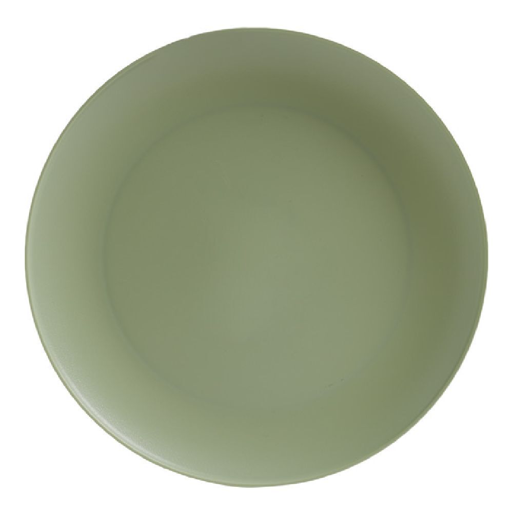 Assiette plastique réutilisable uni Ø23,5xH2cm