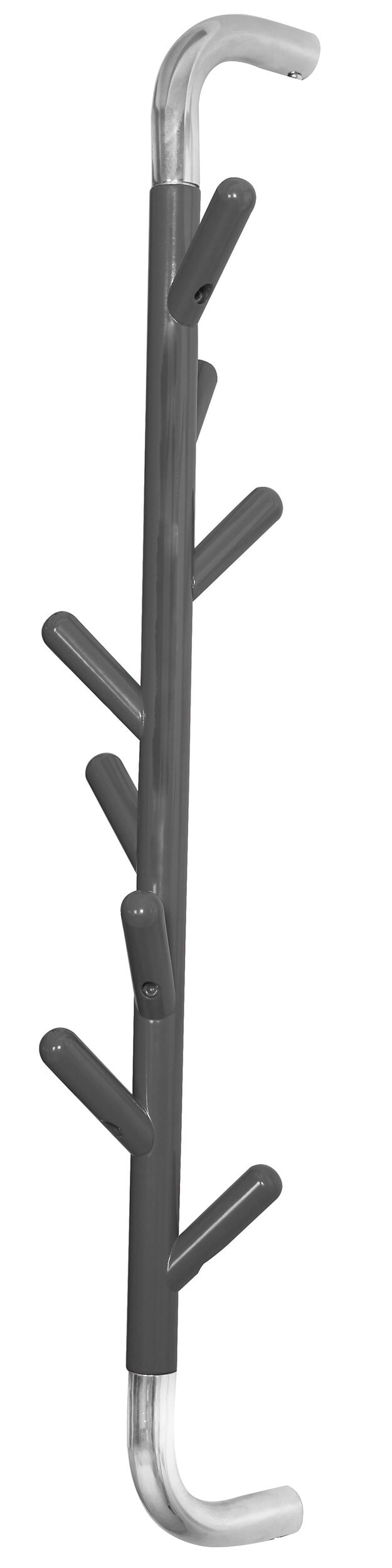 Wandgarderobe Katy Grau verchromtca. 19 x 80 x 14 cm