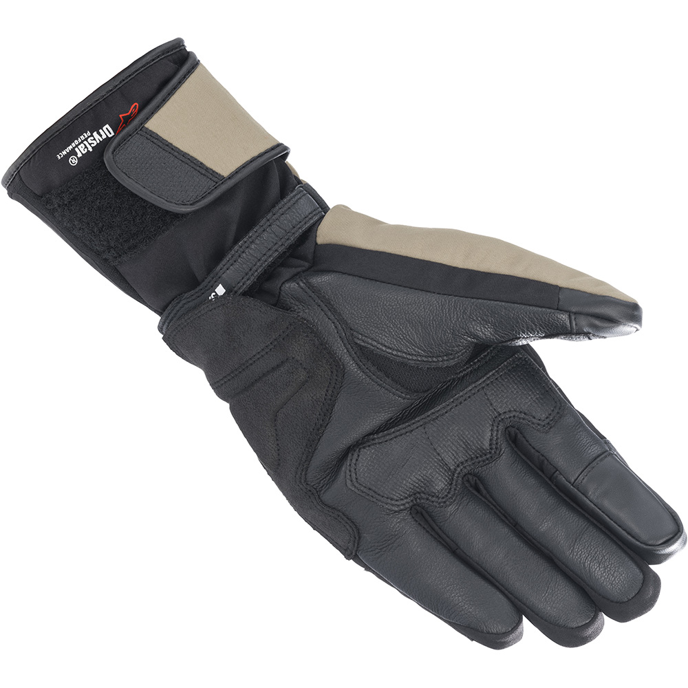 Alpinestars - Gants Denali Aerogel Drystar® Noir / Beige / Rouge fluo