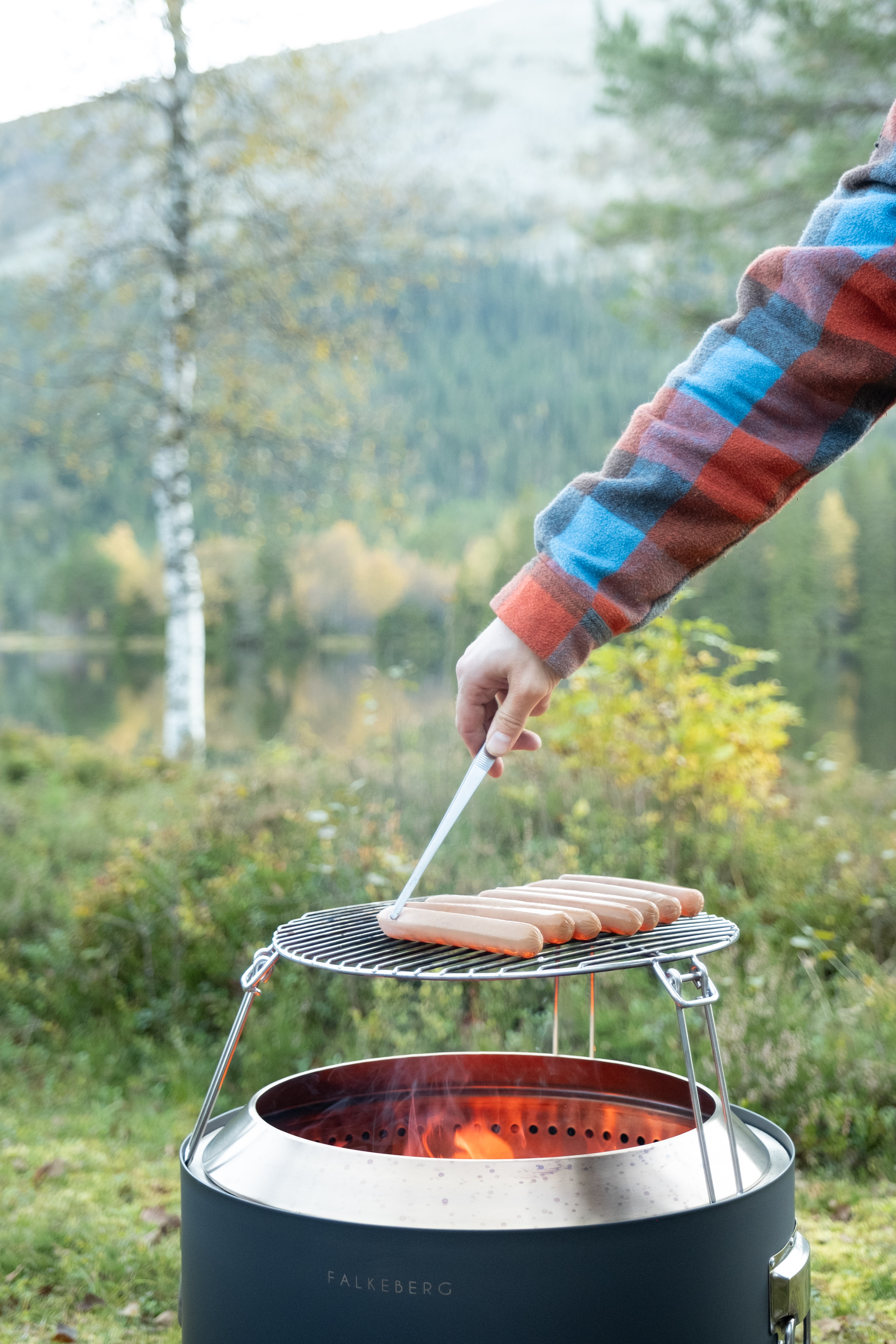 Falkeberg Smokeless Firepit, bålpanne<br>Mindre røyk og mer flammer