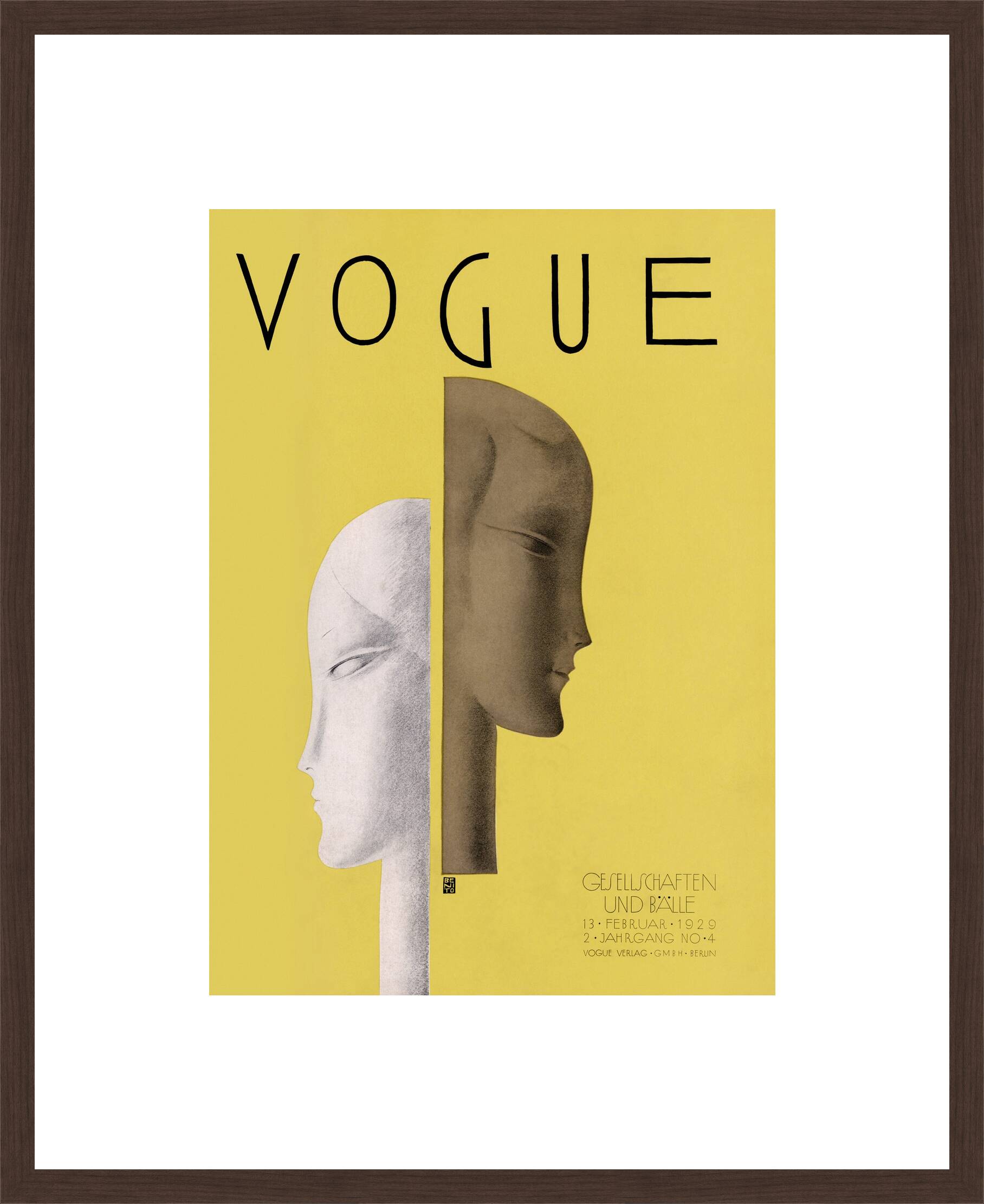 Cover, Benito III by German Vogue Collection - Limited Edition. Edition of: 100. Archive Stamp.