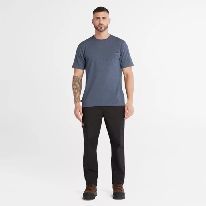 T-shirt à poche Timberland PRO Core pour homme en bleu