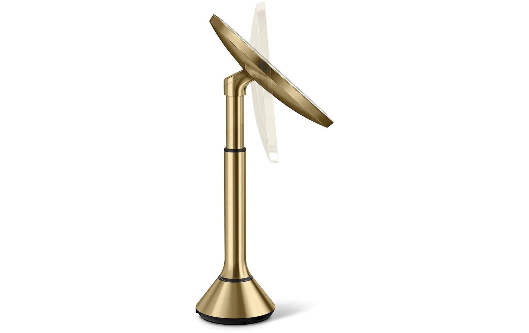 Kosmetikspiegel mit Sensor Touch control Messing<br>Sensorspiegel mit Touch-Helligkeitsregelung