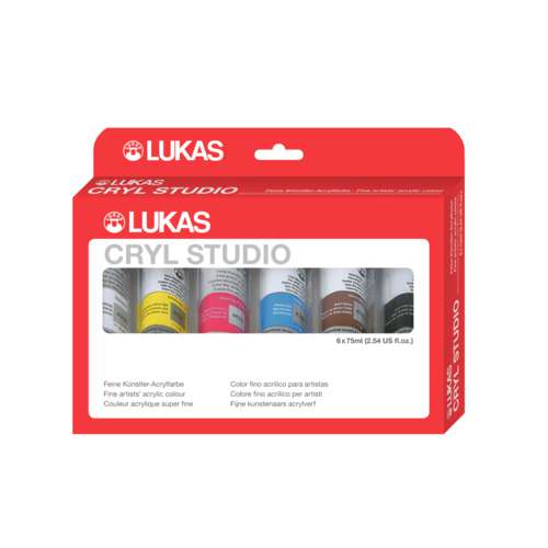 LUKAS CRYL STUDIO Feine Künstler-Acrylfarbe Starterset