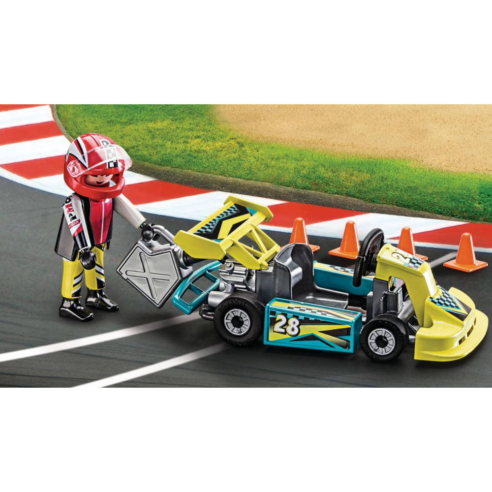 PLAYMOBIL Action Go-Kart Racer meeneemkoffer 9322