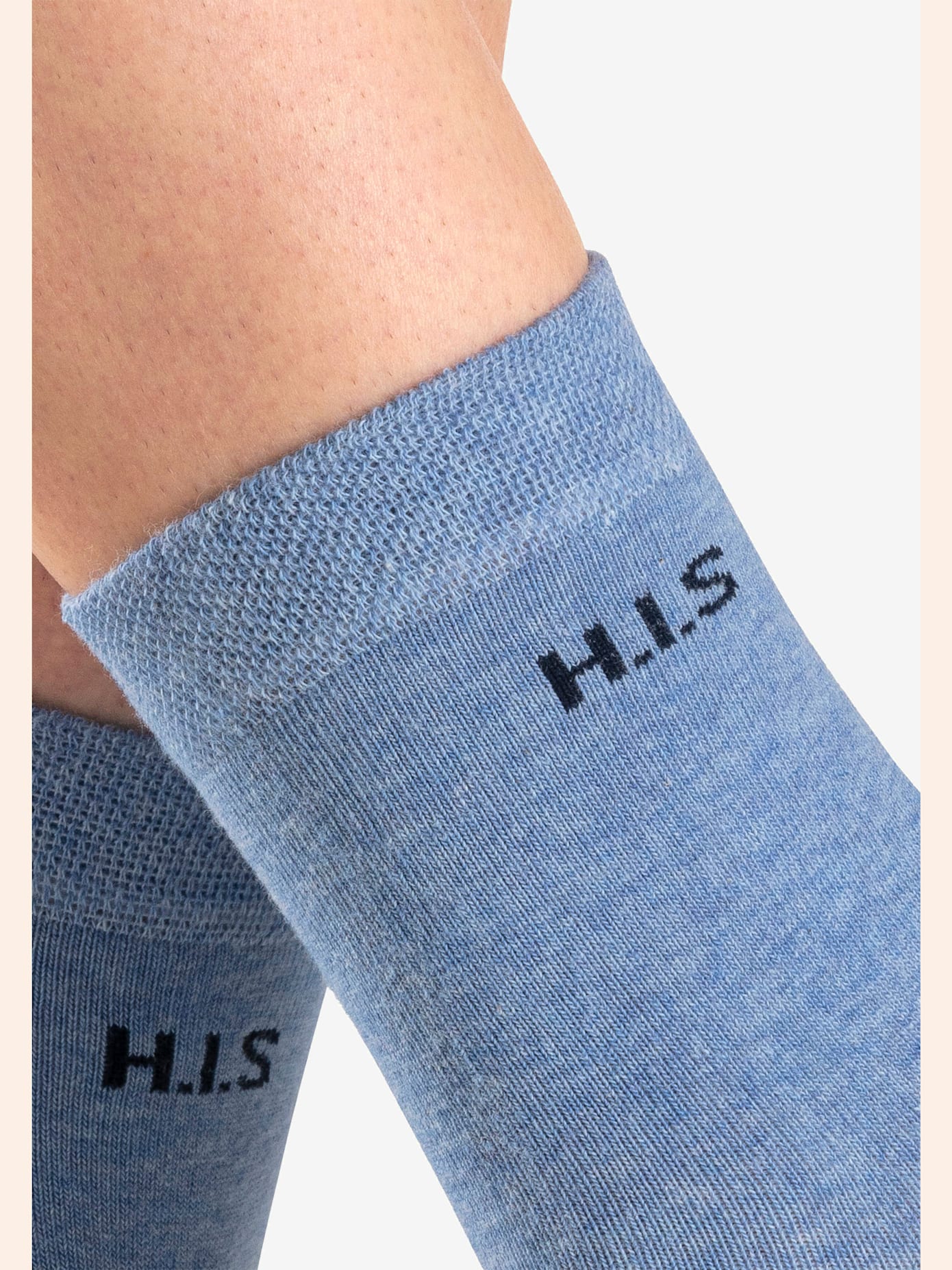 Chaussettes bords-côtes non irritants