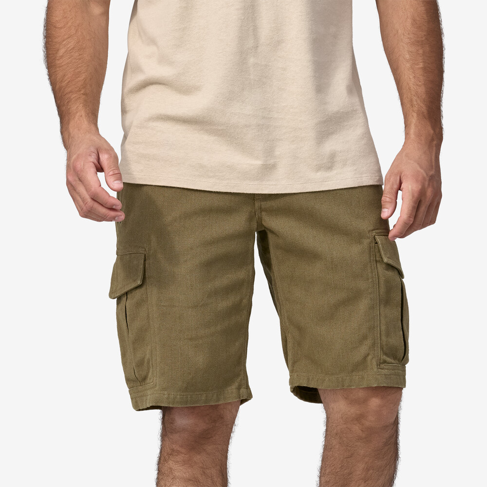 Iron Forge Cargo-Shorts aus Hanf-Canvas für Herren – 11 Zoll