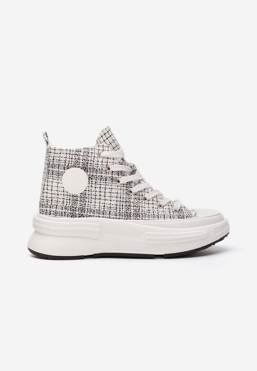 Tennis hauts pour femme blancs Candya