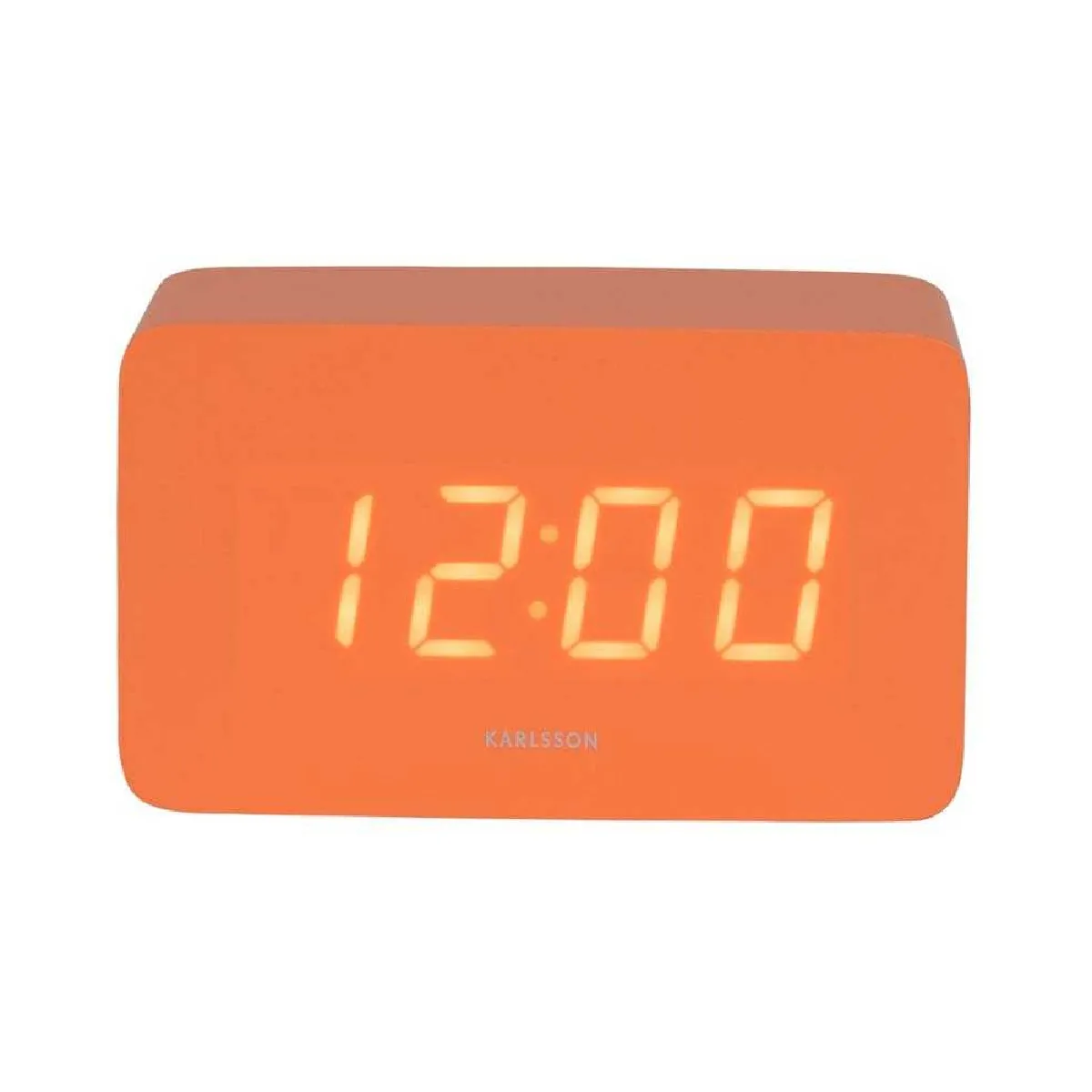Karlsson Present Time Réveil Spry LED - Orange