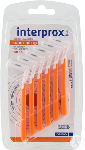 Dentaid Interprox Plus Brosse Interdentaire Super Micro 6 Pièces