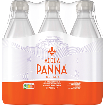 Acqua Panna Niet-Bruisend Mineraalwater 6x500ML