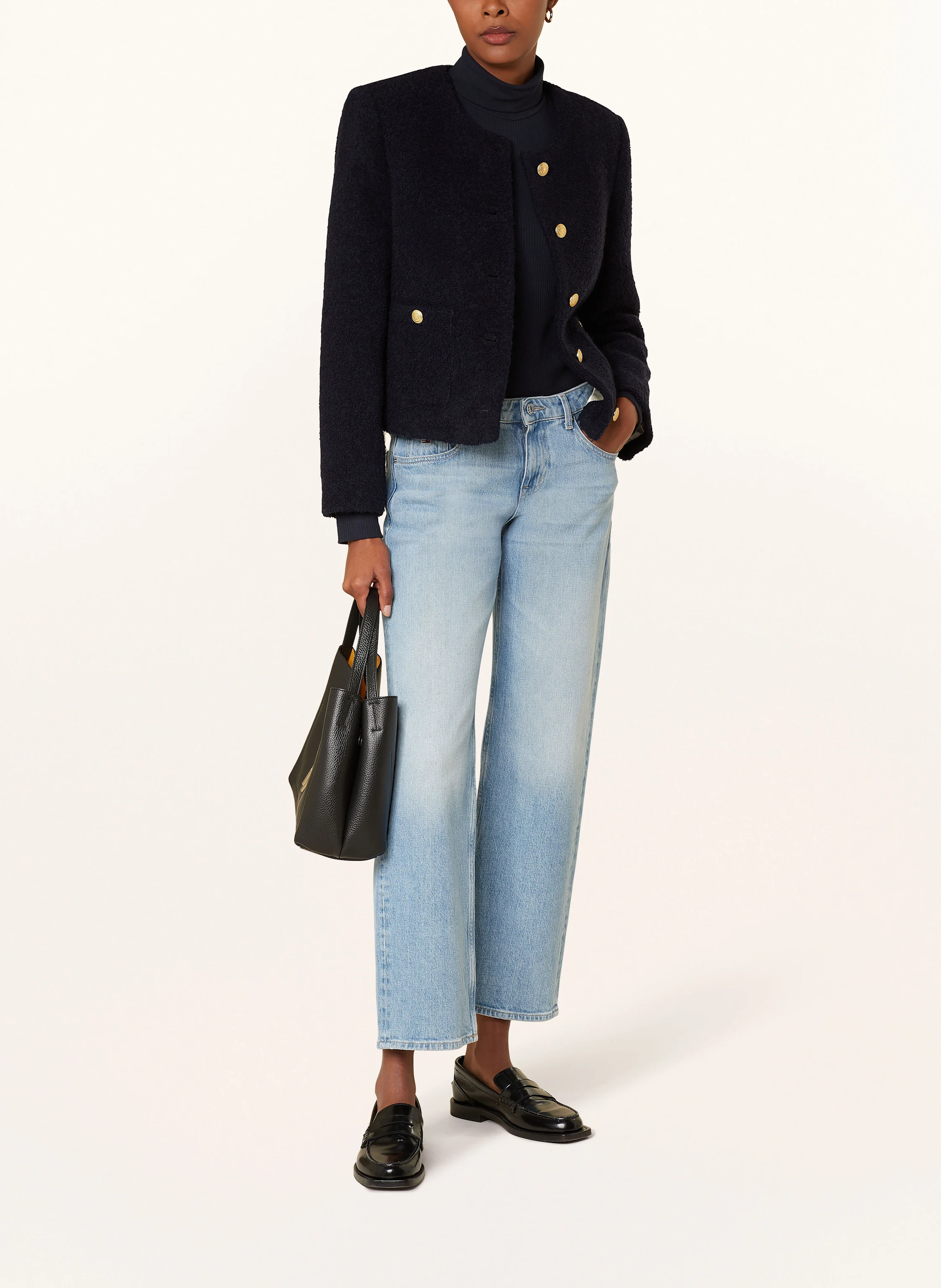TOMMY HILFIGER Kastenjacke aus Bouclé