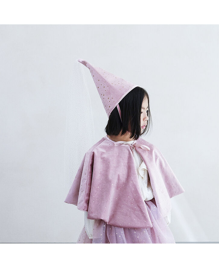 Mimi & Lula Mimi & Lula - Kappe - Velvet Princess Pink Luxe 3-8 år