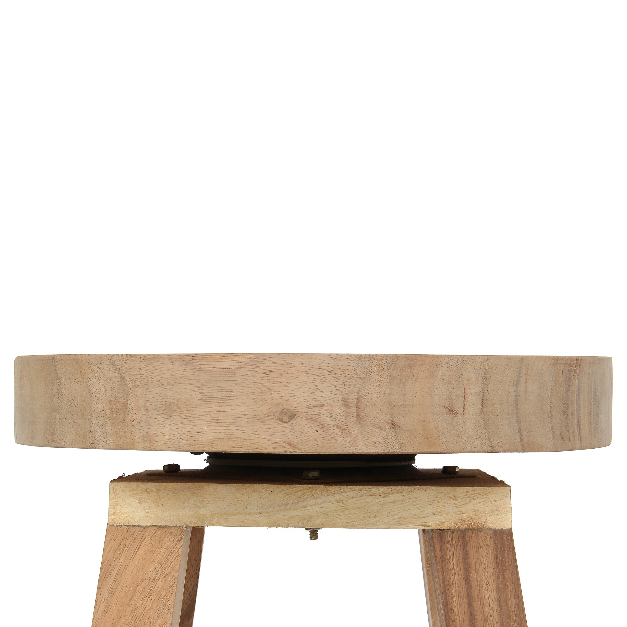 Barhocker 'Markham', natur, T 40 cm, B 40 cm, H 78 cm von fischer's lagerhaus