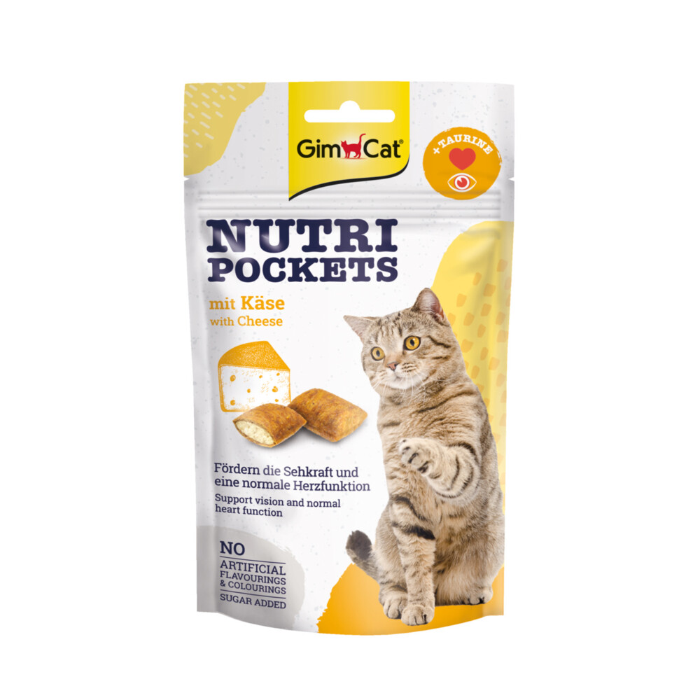 GimCat Nutri Pockets Kaas & Taurine60 gr