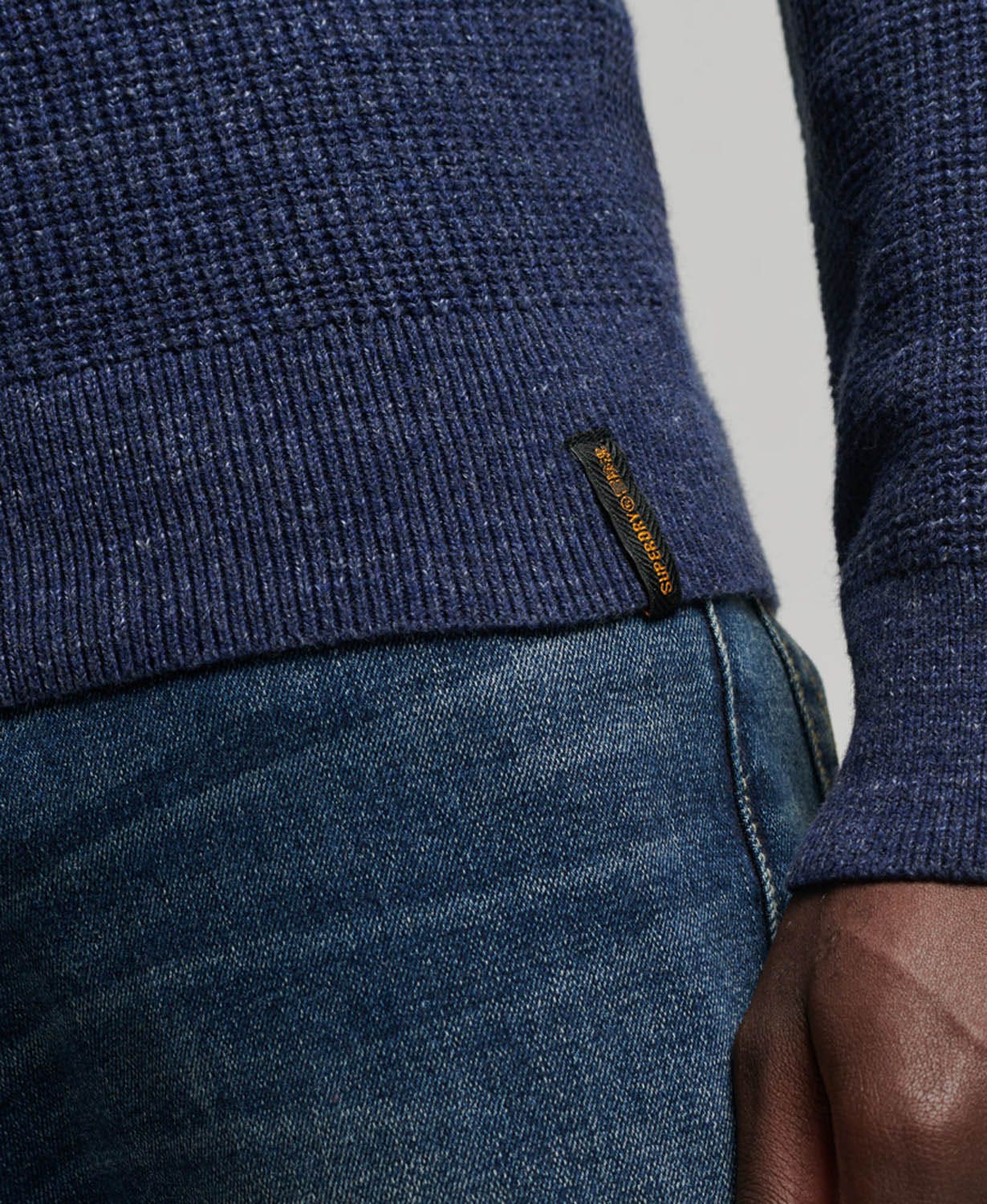 Superdry  Vintage Textured Crew Knit