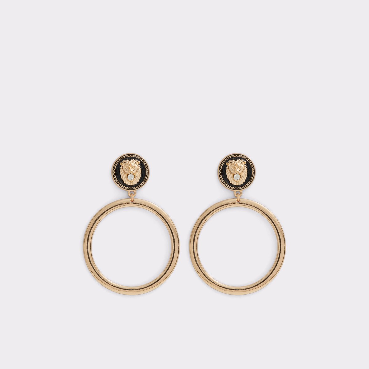 Jyryan Black-Gold Multi Women Earrings