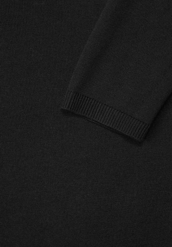 U-Boot Ausschnitt Pullover - Black