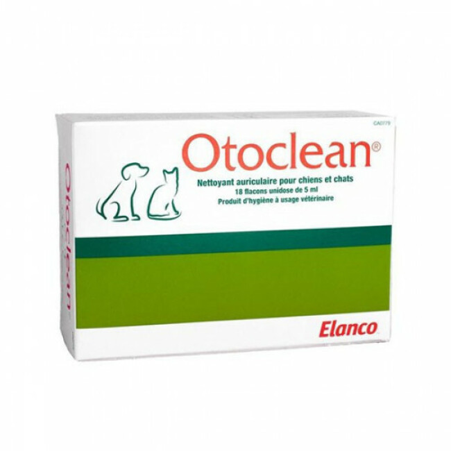 Nettoyant auriculaire Otoclean en pipettes pour chien et chat