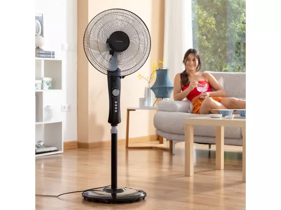 Ventilateur sur Pied InnovaGoods Breezinn Noir 45 W