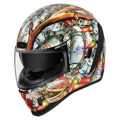 Casque Icon AIRFORM - BUCK FEVER - Blanc