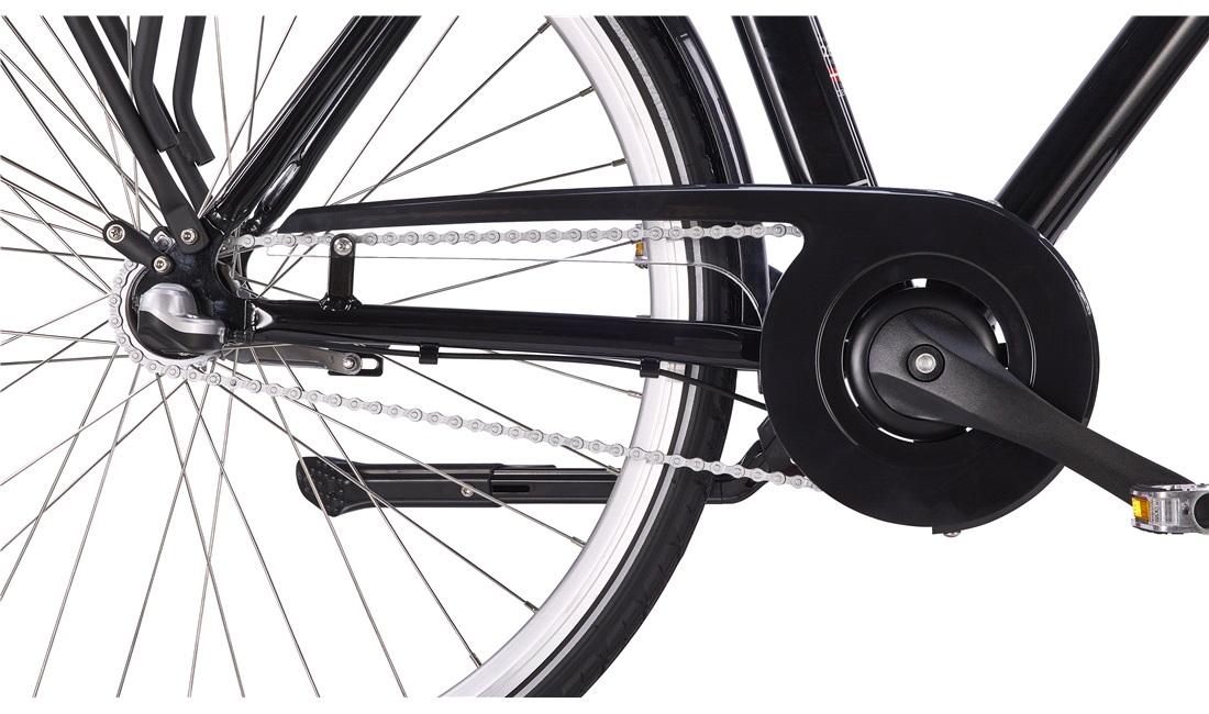 El-cykel City herre 36V-10,4Ah 3-gear sort