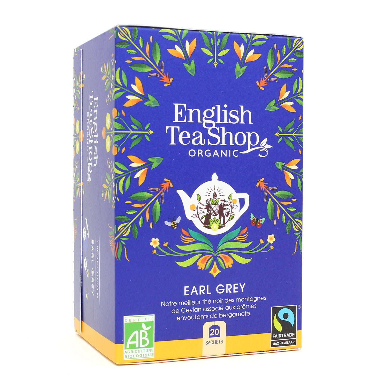 Thé Earl Grey bio en sachets