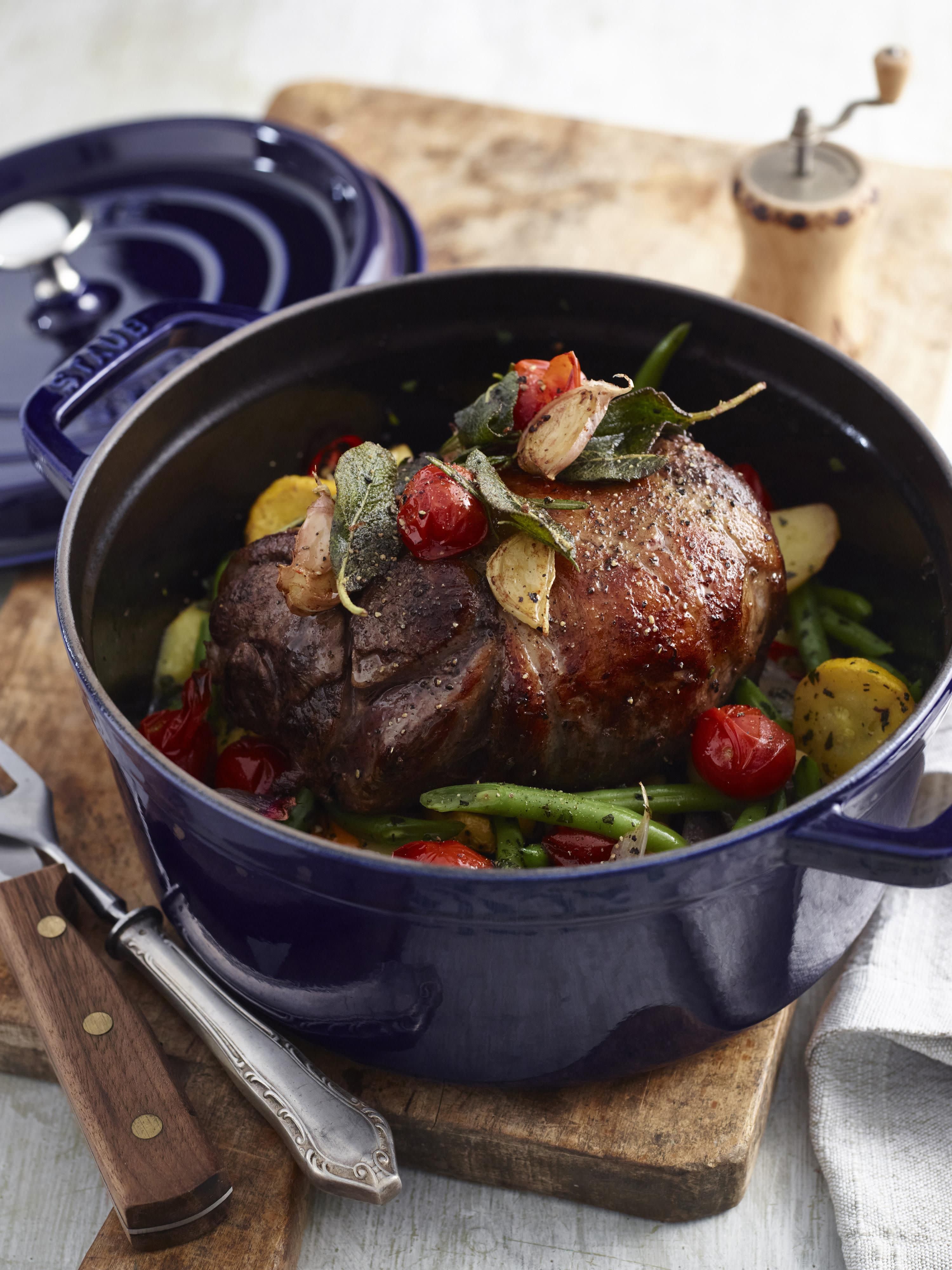 Ronde braadpan La Cocotte uit gietijzer