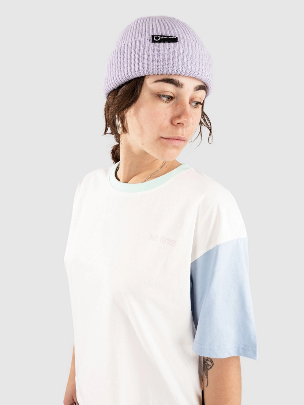 Blue Tomato Colorblock T-Shirt off white cb