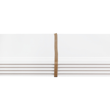 CanDo wand-en plafondpaneel MDF kraal wit gegrond 8x135 mm 260 cm 5 stuks