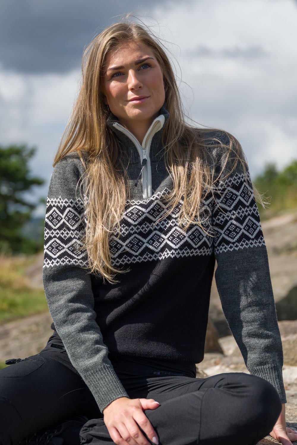 Stormberg Hardanger Half Zip ullgenser