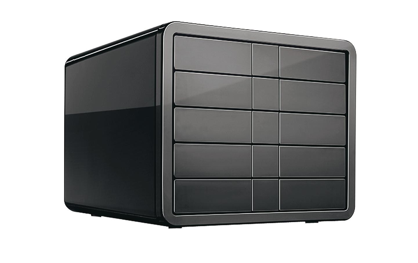 Schubladenbox Smart-Line SchwarzStilvolle und innovative Schubladenbox