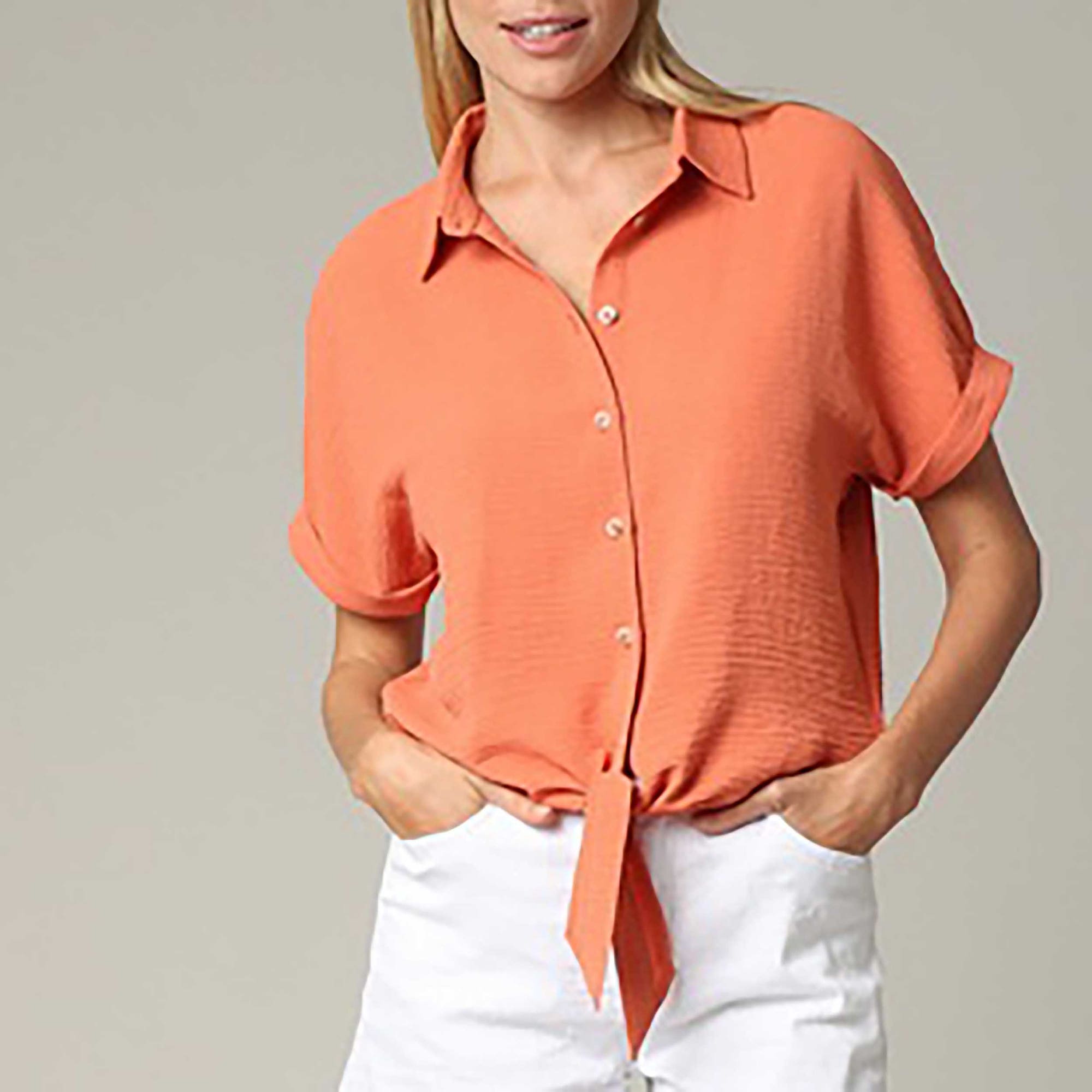 Blouse Femme corail
