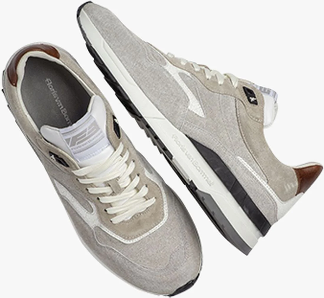FLORIS VAN BOMMEL bruine floris van bommel lage sneakers sfm-10170