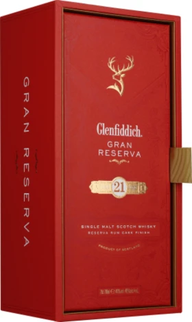GLENFIDDICH 21 YEARS RESERVA RUM CASK FINISH SINGLE MALT 70CL