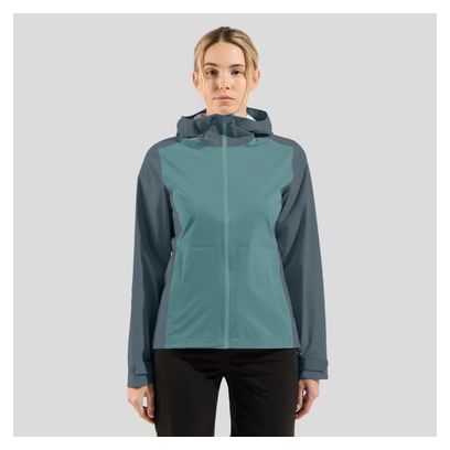 Veste imperméable Femme Odlo Aegis 2.5L Gris/Bleu