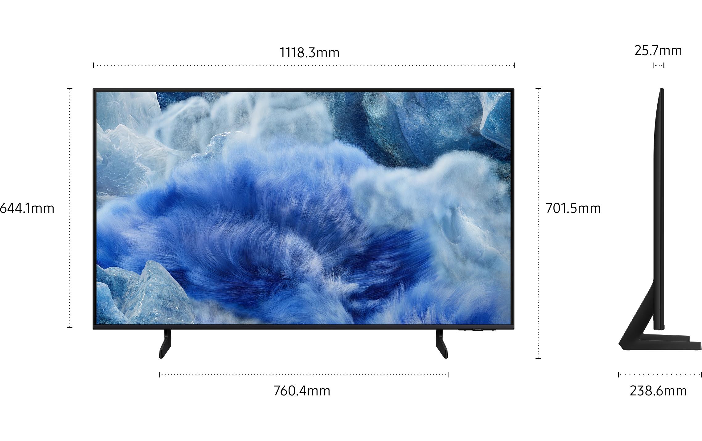TV QE50Q8F 50'' Q8F QLED 4K AI TV, 2025<br>60 Hz, 4K (3.840 x 2.160), Q4 AI Gen1 Processor, 20W 2CH