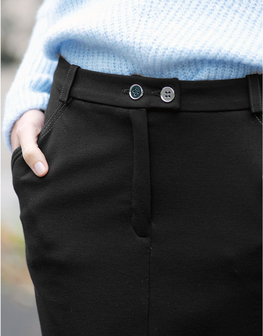 Jupe noire stretch