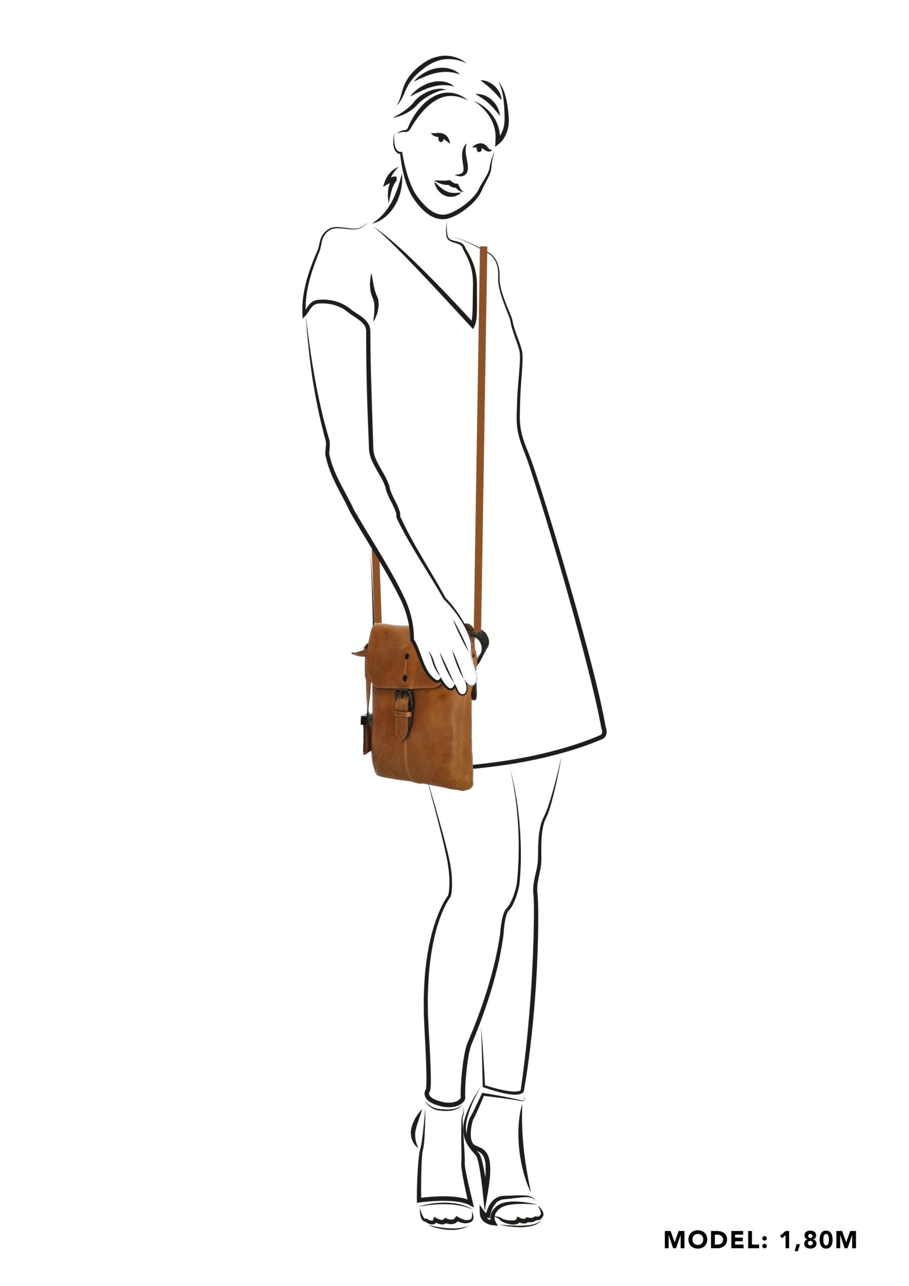 Genicci Kira Stavanger Clutch/ Avondtasje Okergeel