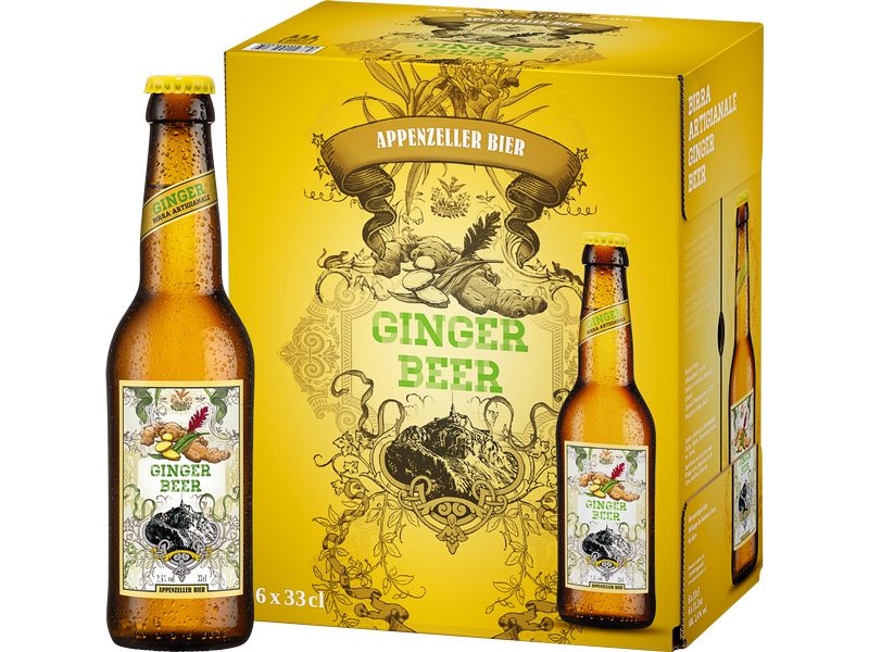 Appenzeller Bier Bier Ginger-Beer 6 x 0.33 l Ingwerbier