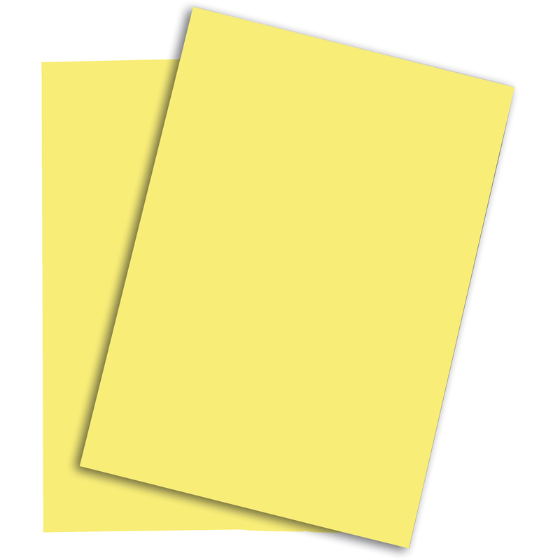 Rainbow Papier farbig, A4, 80 g/m², mittelgelb