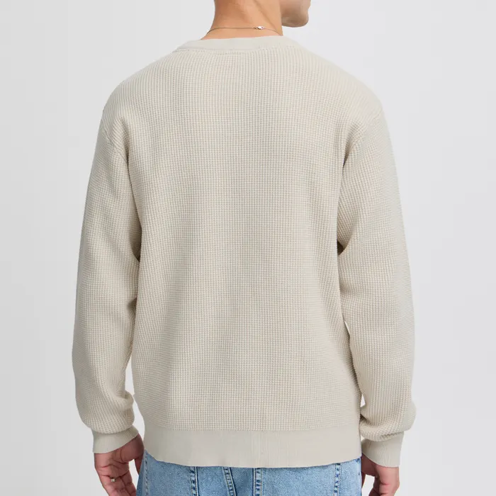 Solid Hami Knit Sweater Heren
