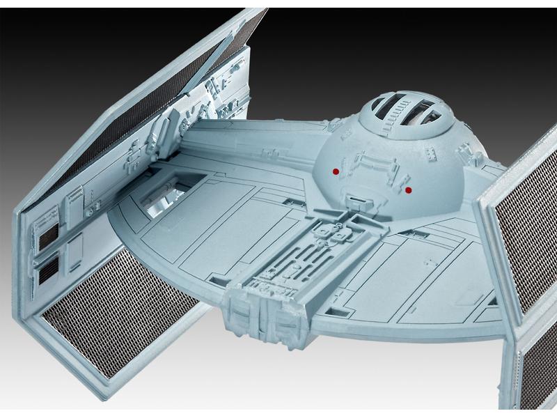Revell Bausatz Star Wars Darth Vader's TIE-Fighter 1:121 Modellbausatz inklusive Farben und Klebstoff