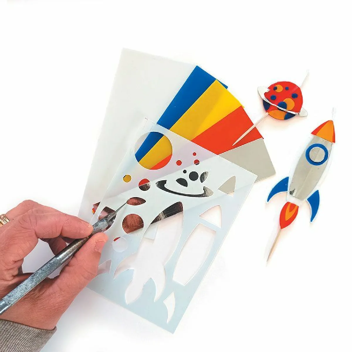 Graines Créatives Bougies Anniversaire Espace DIY