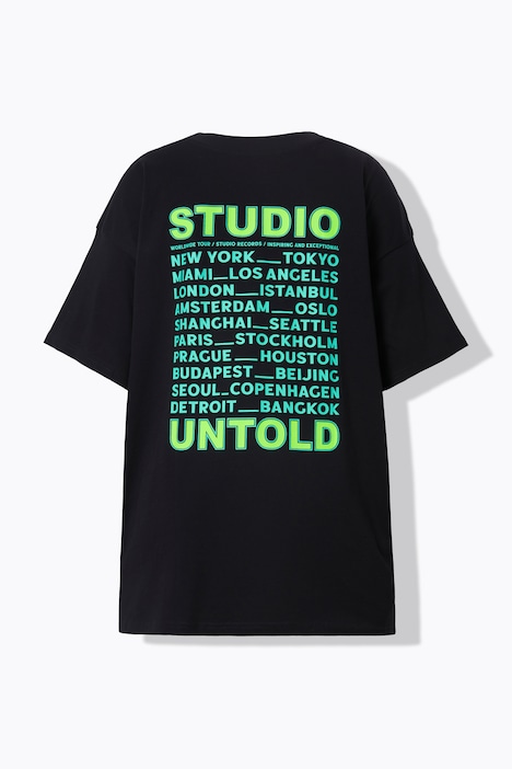 T-Shirt, Bandshirt, oversized, Tour-Print