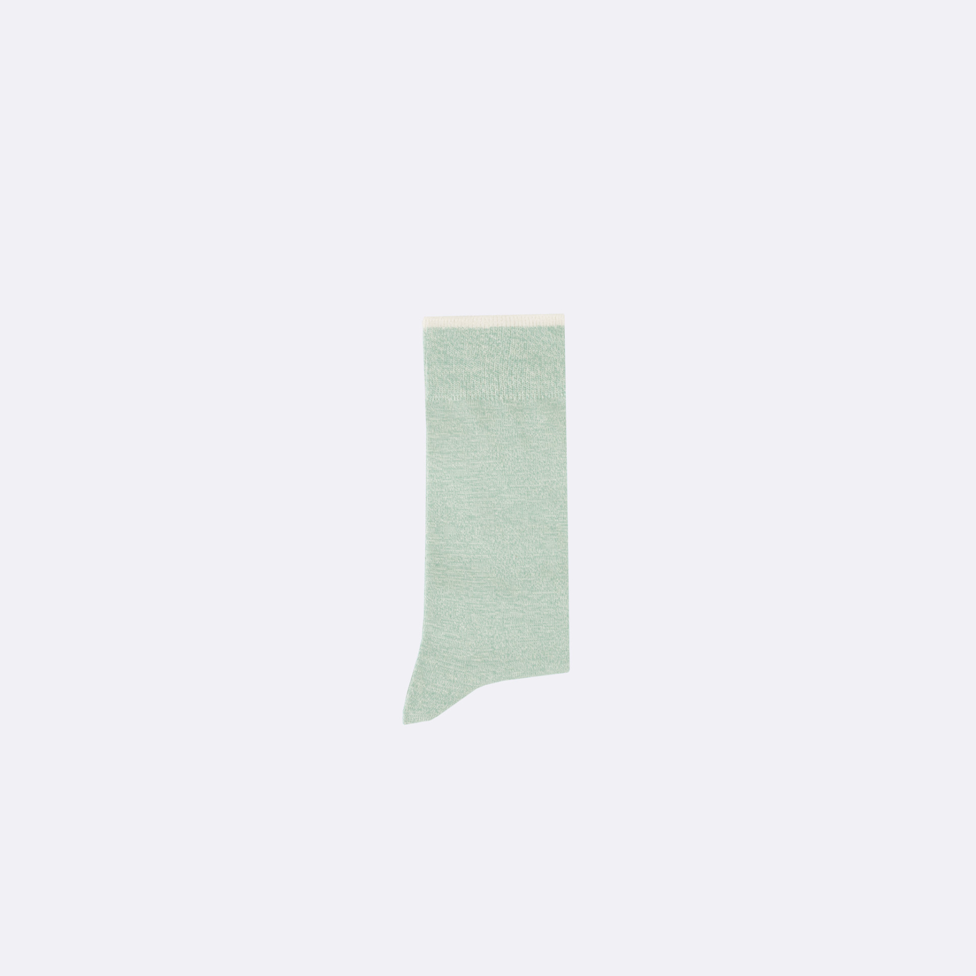 Chaussettes bleues & vert menthe coton et polyester recyclé - modèle socks x3