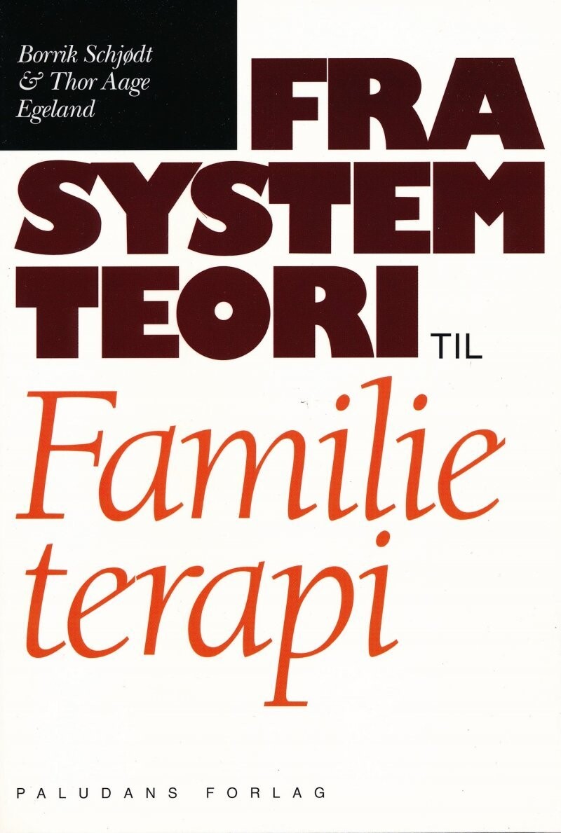 Fra Systemteori Til Familieterapi - Borrik Schjødt - Bog