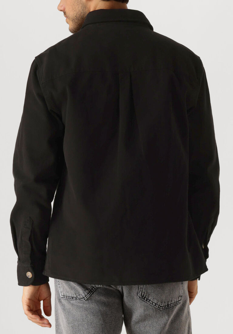 zwarte forét overshirt fellow twill shirt