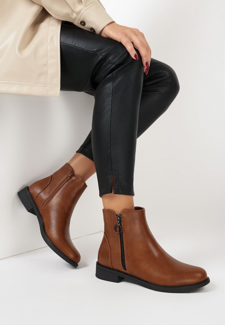 Boots femme chameau Derena